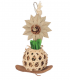 Bamboo flower vase toy