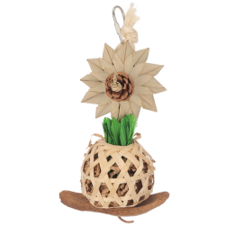 Bamboo flower vase toy