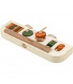 Attachable foraging tray toy