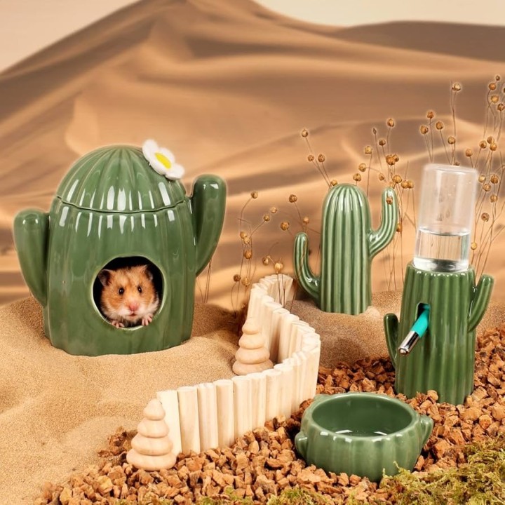 Small Bucatstate Cactus ceramic hideout