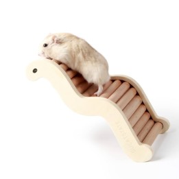Snake wooden bridge