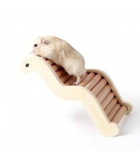 Snake wooden bridge