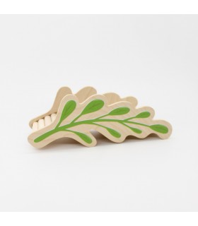 Leaf wooden bridge