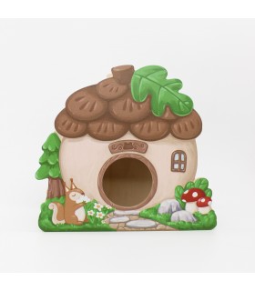 Acorn house wooden hideout