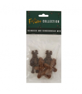 Elkwood Reindeer & Gingerbread men treats 60g