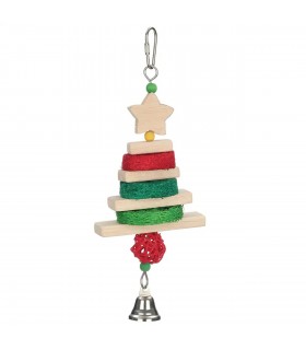 Festive loofah tree toy