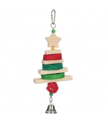 Festive loofah tree toy