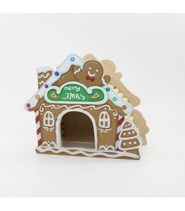Gingerbread house wooden hideout